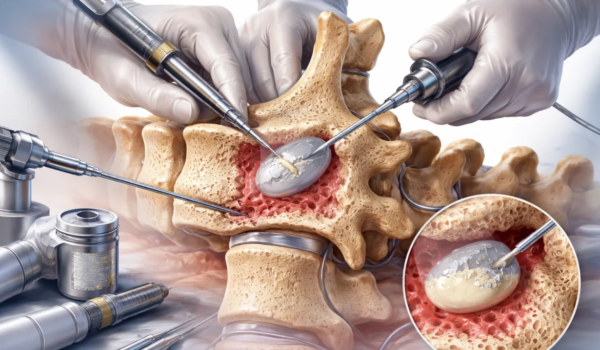 Osteoporosis surgery vertebral fracture repair